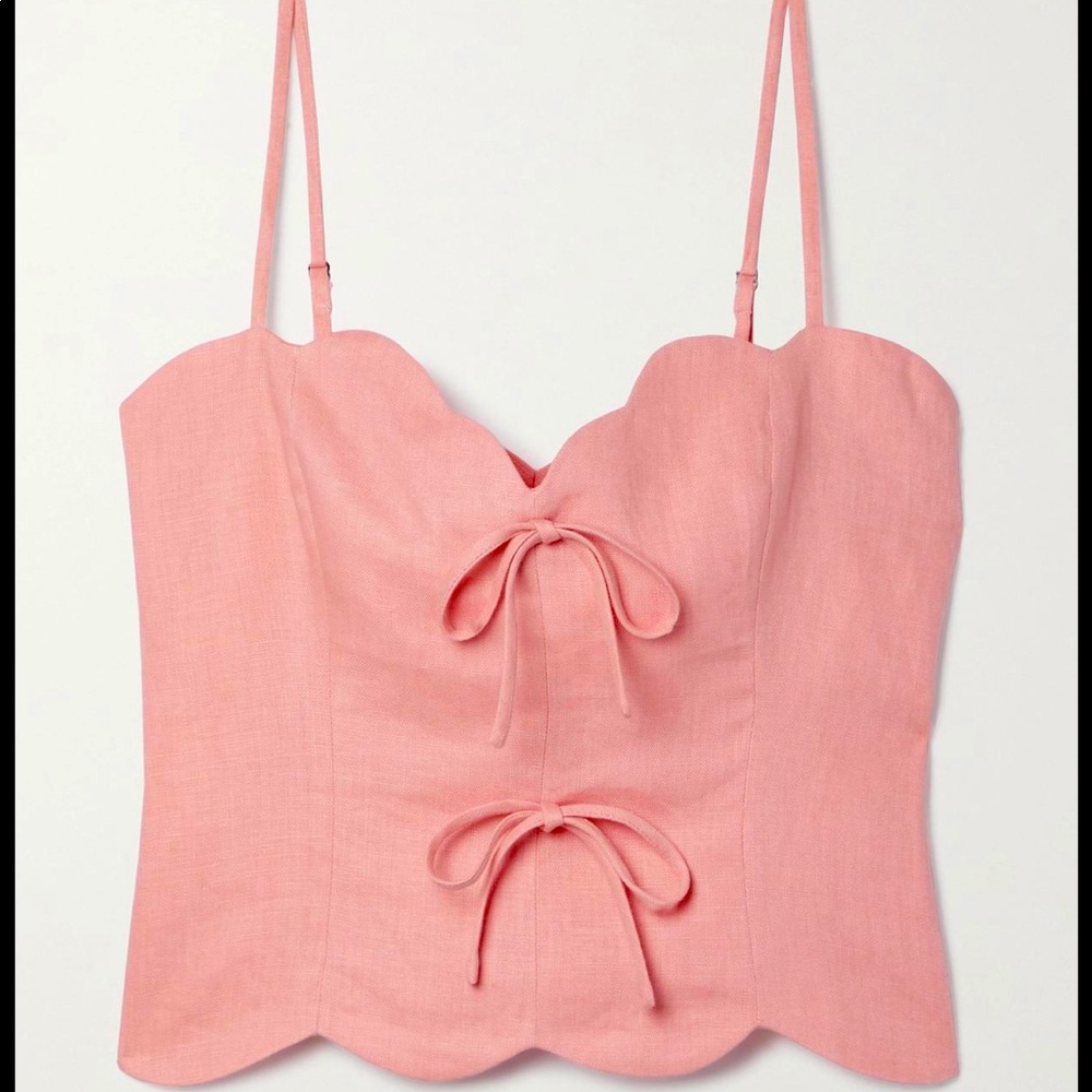 Reformation Doppio Linen Camisole Tank NWOT Size 8